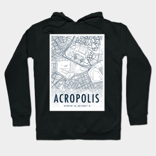 acropolis map Hoodie